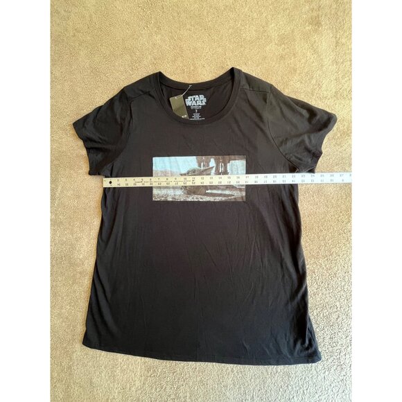 Star Wars Mandalorian Grogu Womens T-Shirt By Torrid Black Graphic Tee Size 3XL - Picture 5 of 11